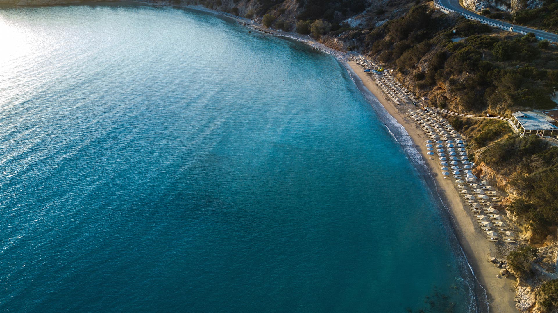 The village of Prina in Crete